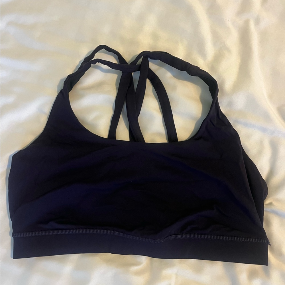 LuLuLemon Sports Bra deep plum purple